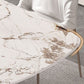 1/4/5/7 stuks rechthoek eetgelegenheidset luxueuze gesinterde stenen top dinette tafel set