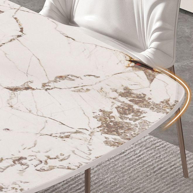 1/4/5/7 stuks rechthoek eetgelegenheidset luxueuze gesinterde stenen top dinette tafel set