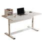Contemporary Adjustable Height Writing Desk Rectangular Home Office Desk