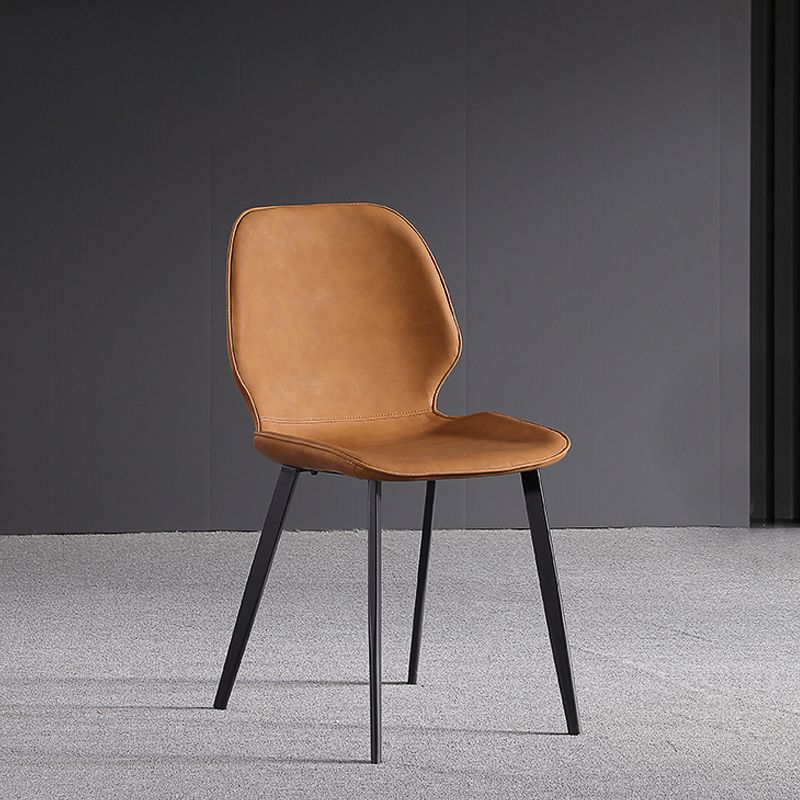 Contemporary Kitchen Dining Side Chair Wingback Armless Chair Clearhalo 'Dining Chairs' 'Dining Tables & Seating' 'dining_chair' 'furn' 'furn_dining_chair' 'Furniture' 'Kitchen & Dining Furniture' 1200x1200_07db22a1-2368-4bb3-86d8-9344b30ea935