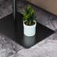 Modern Wood Side End Table Minimalist Rectangular Corner Table