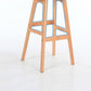 Modern Armless Backrest Counter Stool Wood Cashier Bar Stool with Cushion and Pedal Clearhalo 'Bar Furniture' 'Bar Stools' 'bar_stools' 'furn' 'furn_bar_stools' 'furniture_bar_stools' 'Kitchen & Dining Furniture' 'kitchen&dining_furn' 'kitchen' 'kitchen_furn' Furniture' 1200x1200_07e2d961-4e83-4c01-9d48-9b770e58510b