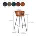 Indoor Leather Bar & Counter Stool Industrial Footrest Low Back Bucket Counter Chair Clearhalo 'Bar Furniture' 'Bar Stools' 'bar_stools' 'furn' 'furn_bar_stools' 'Furniture' 'Kitchen & Dining Furniture' 1200x1200_07e35cf7-c23c-4788-a54a-dc6c5e48656a