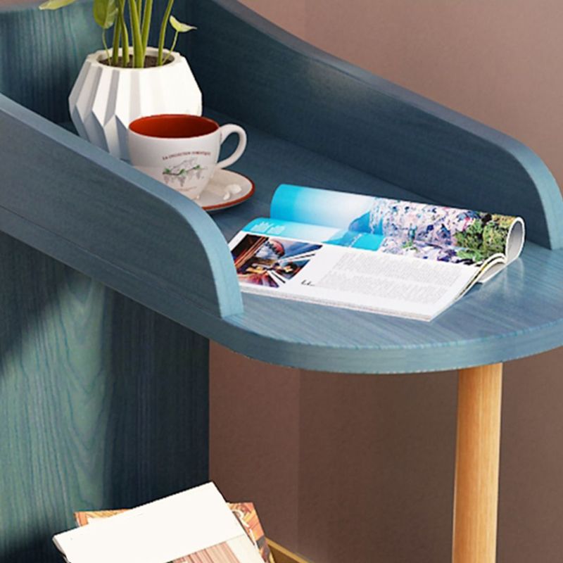 Estantería de estantería contemporánea de madera de ingeniería Estándar estandarias abiertas