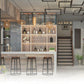 Industrial Armless Backless Counter Stool Iron Cashier Bar Stool with Seat and Pedal Clearhalo 'Bar Furniture' 'Bar Stools' 'bar_stools' 'furn' 'furn_bar_stools' 'Furniture' 'furniture_bar_stools' 'Kitchen & Dining Furniture' 1200x1200_07e588b5-33bb-4beb-9056-9494c973b7f8