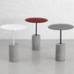 Moderner Metallrund -Top Side Table Beton -Sockel -Endtisch