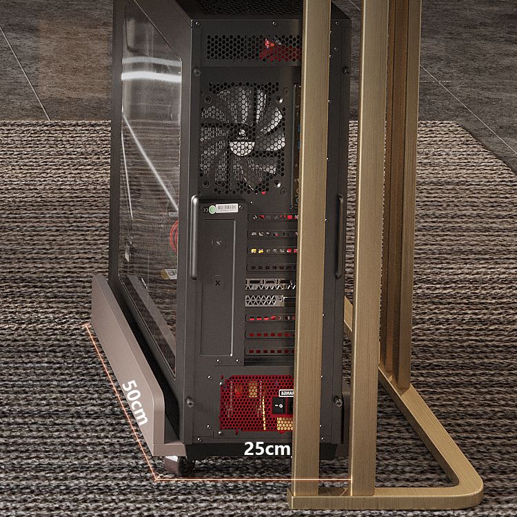 GRAM CURVE WRICHER BUREAU Câble Câble Bureau bureau avec 3 tiroirs