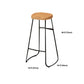 Ensemble de comptoir rectangulaire moderne d'intérieur, ensemble de Table et tabouret en bois massif 1/2/3 pièces