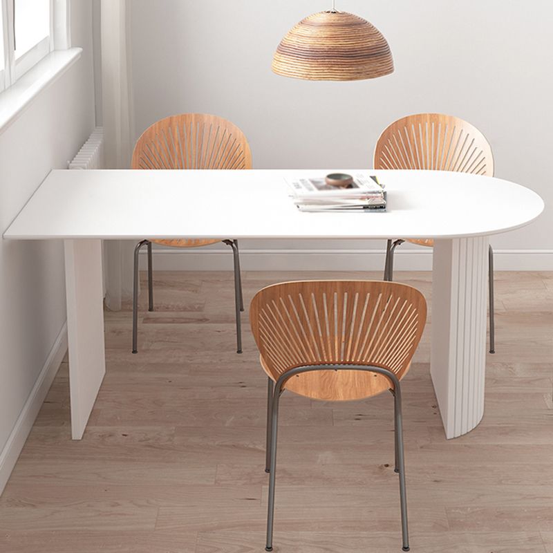 Contemporary Home Pine Solid Wood Dining Table Freeform Table with Double Pedestal Base Clearhalo ' dining_table' 'Dining Tables & Seating' 'Dining Tables' 'furn' 'furn_dining_table' 'Furniture' 'furniture_dining_table' 'Kitchen & Dining Furniture' 'kitchen&dining_furn' 'kitchen' 'kitchen_dining_table' 1200x1200_07ea2383-18c6-43c3-a53f-a785c7ae2a07