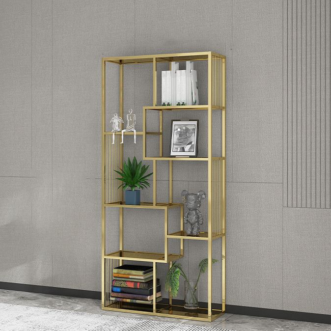 Nordic Home Office Bookshelf Metal Open Back Etagere Bookcase Clearhalo 'Bookcases' 'furn' 'furn_bookcases' 'Furniture' 'Office Furniture' 1200x1200_07ebb003-2f5b-402d-bbcb-d8c4506a4a59