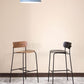 Industrial Iron Simple Barstool Restaurant Tall Stool with Wood Seat, 1 Piece Clearhalo 'Bar Furniture' 'Bar Stools' 'bar_stools' 'furn' 'furn_bar_stools' 'furniture_bar_stools' 'Kitchen & Dining Furniture' 'kitchen&dining_furn' 'kitchen' 'kitchen_furn' Furniture' 1200x1200_07ebf8d7-8160-4e56-a9a5-9c2db2299526