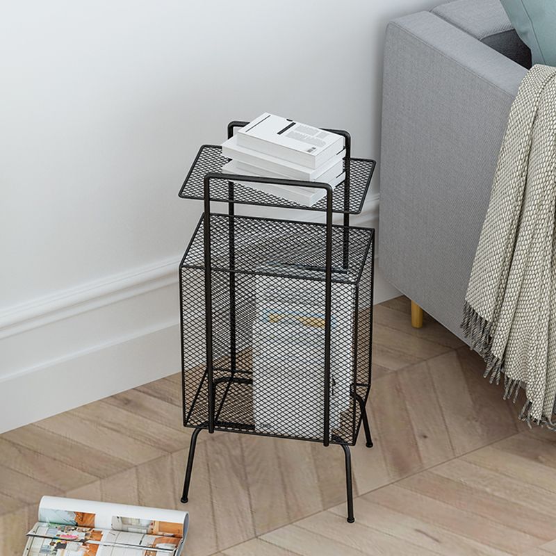 Estantería estándar de metal escandinavo 3 estantes abiertos biblioteca