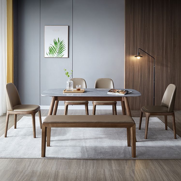 Industrial Home Leather Side Chair Matte Finish Parsons Dining Chair (Set of 2) Clearhalo ' kitchen&dining_furn' 'Dining Chairs' 'Dining Tables & Seating' 'dining_chair' 'furn' 'furn_dining_chair' 'Furniture' 'furniture_dining_chair' 'Kitchen & Dining Furniture' 'kitchen' 1200x1200_07ee0993-1583-4ad4-9234-84ac158d8ed8