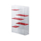 Contemporary Closed Back Bookshelf Standard Acrylic Bookcase with Shelves Clearhalo 'Bookcases' 'furn' 'furn_bookcases' 'Furniture' 'Office Furniture' 1200x1200_07efcebf-2c1f-4536-bd27-1009bd9bd3d2