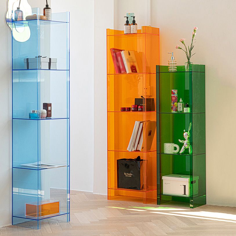 Scandinavian Style Bookshelf 9.84"W Closed Back Bookcase for Home Office Study Room Clearhalo 'Bookcases' 'furn' 'furn_bookcases' 'Furniture' 'furniture_bookcases' 'kitchen' 'kitchen_bookcases' 'Living Room Furniture' 'Office Furniture' 1200x1200_07f0840f-fac2-482c-bdbb-af402b982b06