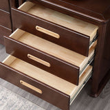 Traditional Brown Storage Chest Dresser Vertical Wooden Chest with 3 / 4 / 5 Drawers