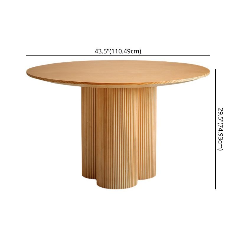 Modern Wood Table Set of 5/7 with Round Table Dining Set with Cross Back Chairs Clearhalo 'Dining Room Sets' 'Dining Tables & Seating' 'dining_room_set' 'furn' 'furn_dining_room_set' 'Furniture' 'furniture_dining_room_set' 'Kitchen & Dining Furniture' 'kitchen&dining_furn' 'kitchen' 1200x1200_07f21d32-cd47-42ca-97fd-cf271c23e992