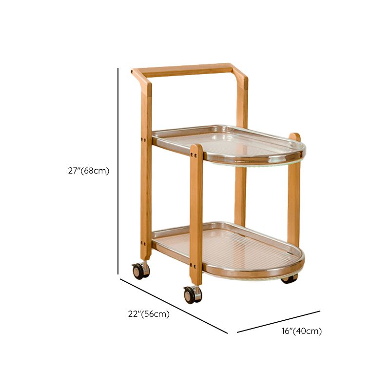 15" Wide Contemporary Corner Table Solid Wood Double Tier Accent Side Table Clearhalo 'Coffee & Accent Tables' 'End & Side Tables' 'end_side_tables' 'furn' 'furn_end_side_tables' 'Furniture' 'Living Room Furniture' 1200x1200_07f27d47-3982-4720-8daa-0c35efee4c95