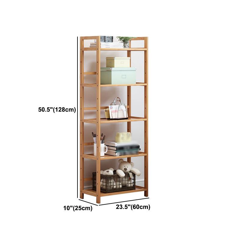 3/4/5-Shelf Manufactured Bookshelf Wood Etagere Natural Scandinavian Vertical Bookcase Clearhalo 'Bookcases' 'furn' 'furn_bookcases' 'Furniture' 'furniture_bookcases' 'Office Furniture' 1200x1200_07f2f1c0-1814-474f-9be0-71501a59bf46