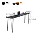 Industrial Style Rectangle Wood Top Counter Table 42-inch Height Bar Table Clearhalo 'Bar Furniture' 'Bar Tables' 'bar_tables' 'furn' 'furn_bar_tables' 'Furniture' 'furniture_bar_tables' 'Kitchen & Dining Furniture' 1200x1200_07f46c68-eb9b-427b-9d1f-eb759e2fddf3