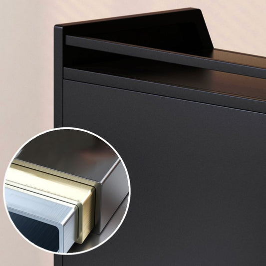 Glam -stijl gesloten back -boekenplank standaard metalen boekenkast voor studieruimte