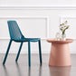 Modern Plastic Chair Slat Back Side Chair in Matte Finish for Home