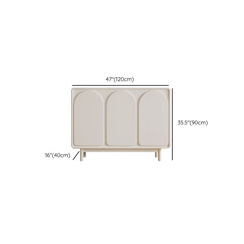 Tavolo da sideboard in legno a buffet in stile contemporaneo con armadi