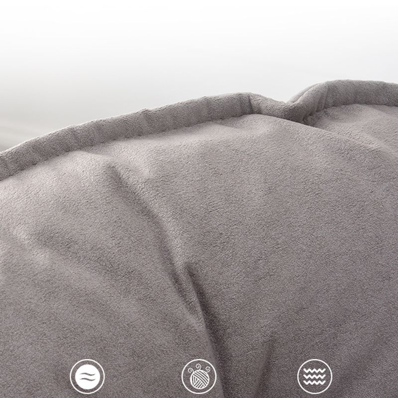 Chaise à bascule en daim chaise à bascule contemporaine avec coussins amovibles