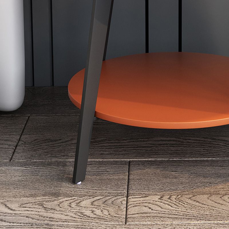 Moderno tavolo da notte alto 22 pollici in pietra in pietra 1-cassetto incluso incluso con gambe