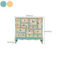 Coastal Storage Chest Dressoir Gemaakt van hout met 9 laden
