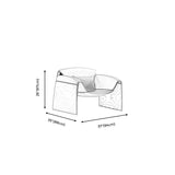 Solid Color Lounge Chair with a Headrest, Modern Accent Chair Clearhalo 'Accent Chairs' 'accent_chairs' 'Chairs & Seating' 'furn' 'furn_accent_chairs' 'Furniture' 'Living Room Furniture' 1200x1200_07f9bc4e-5d31-4f33-80a2-ba00935840c6