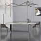 Metal Contemporary Rectangular Table Sintered Stone Indoor Table for Dining Room Clearhalo ' dining_table' 'Dining Tables & Seating' 'Dining Tables' 'furn' 'furn_dining_table' 'Furniture' 'furniture_dining_table' 'Kitchen & Dining Furniture' 'kitchen&dining_furn' 'kitchen' 'kitchen_dining_table' 1200x1200_0802d706-efc6-4168-a5ce-198d8a7f3794