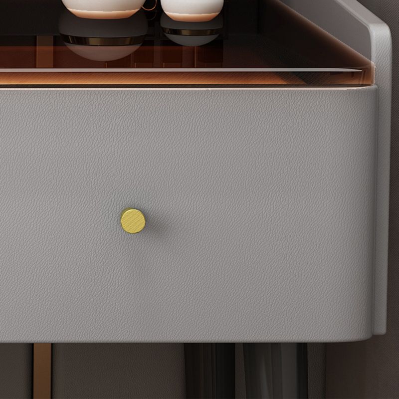 Contemporary Vanity Tables with Drawers, Glass Top Vanity Dressing Table Clearhalo 'Bedroom Furniture' 'furn' 'furn_makeup_vanities' 'Furniture' 'Makeup Vanities' 'makeup_vanities' 1200x1200_080349f9-63c8-4403-8aba-e512a102adcd