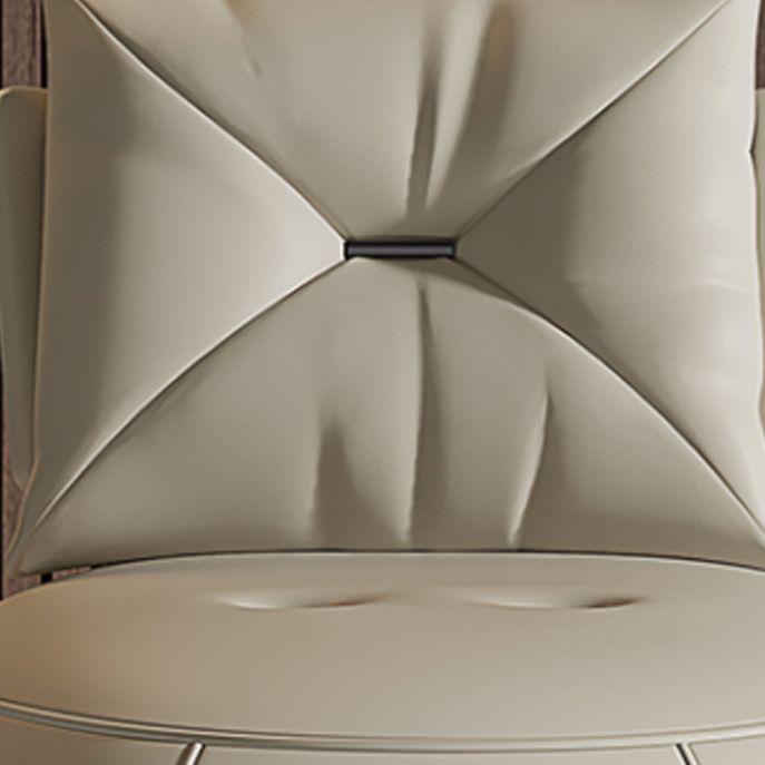 Solid Color Lounge Chair Living Room Round Base Side Fixed Back Chair Clearhalo 'Accent Chairs' 'accent_chairs' 'Chairs & Seating' 'furn' 'furn_accent_chairs' 'Furniture' 'Living Room Furniture' 1200x1200_08040e99-6ba0-4af1-b144-42400cd6d67e