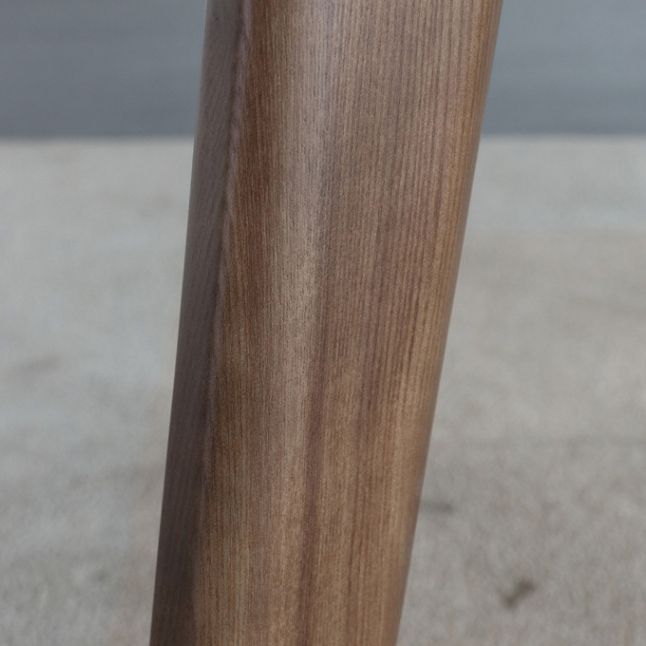 Witte gestoffeerde eetkamerstoelen keuken eetwarmeloze stoel met houten benen