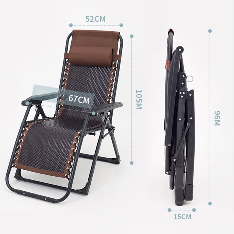 Metal Single Ergonimic Recliner Contemporary Standard (No Motion) with Arm Clearhalo 'Chairs & Seating' 'furn' 'furn_recliners' 'Furniture' 'Living Room Furniture' 'Recliners' 1200x1200_0804dd4d-1cee-4158-b794-23ca66a4858c