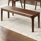 Rectangle Brown Seating Bench Modern Solid Wood Entryway and Bedroom Bench Clearhalo 'Benches' 'Chairs & Seating' 'furn' 'furn_benches' 'Furniture' 'Living Room Furniture' 1200x1200_080653a9-9c80-4de3-9bee-e59e1c01d461
