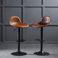 Adjustable Height Iron Leather Counter Stools Black Swivel Scandinavian Bar Stools Clearhalo 'Bar Furniture' 'Bar Stools' 'bar_stools' 'furn' 'furn_bar_stools' 'furniture_bar_stools' 'Kitchen & Dining Furniture' 'kitchen&dining_furn' 'kitchen' 'kitchen_furn' Furniture' 1200x1200_0806a69b-8c17-4385-b947-144d8ea6931e