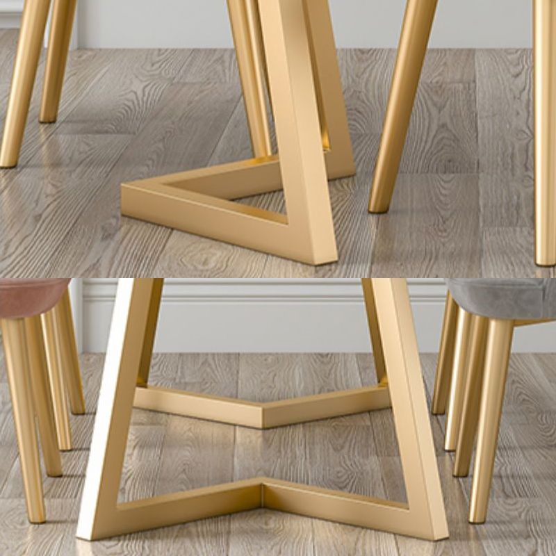 Table à manger de luxe traditionnelle Table du site de salle à manger en pierre pour la maison