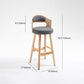 Leather Indoor Counter Stools Industrial Wood Bar Stools with Round Seat Clearhalo 'Bar Furniture' 'Bar Stools' 'bar_stools' 'furn' 'furn_bar_stools' 'furniture_bar_stools' 'Kitchen & Dining Furniture' 'kitchen&dining_furn' 'kitchen' 'kitchen_furn' Furniture' 1200x1200_0806babe-94d3-4be7-95c3-df51574cd369