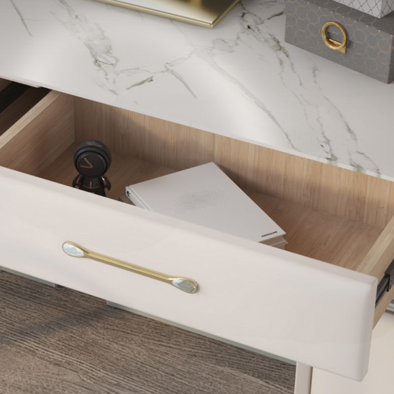 Tavolo da toeletta da toeletta per vanità in ardesia glam beige trucco vanità scrivania