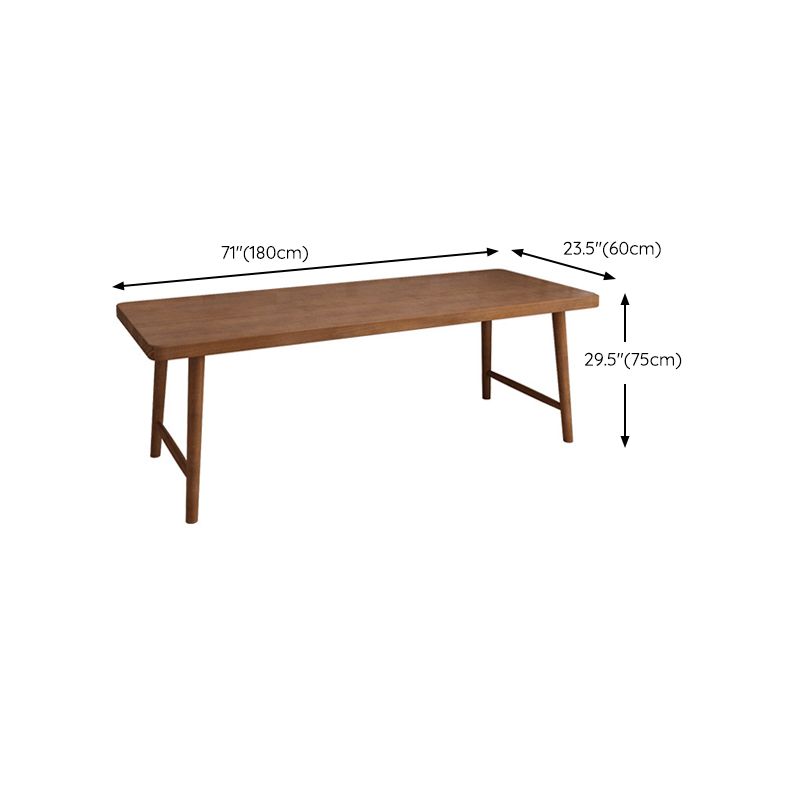 Contemporary Sled Office Desk Natural Solid Wood Writing Desk Clearhalo 'furn' 'furn_office_desk' 'Furniture' 'Office Desks' 'Office Furniture' 'office_desk' 1200x1200_0808f00a-b0c4-4b1d-938c-490f3bb7f77f