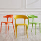 Modern Contemporary Plastic Side Chairs Multicolor Open Back Dining Chairs Clearhalo ' kitchen&dining_furn' 'Dining Chairs' 'Dining Tables & Seating' 'dining_chair' 'furn' 'furn_dining_chair' 'Furniture' 'furniture_dining_chair' 'Kitchen & Dining Furniture' 'kitchen' 1200x1200_080abeb0-35a1-43b6-9c4a-e58d2ee61298