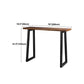 Rectangle Wood Top Counter Table Metal Black Legs 42-inch Height Industrial Bar Table Clearhalo 'Bar Furniture' 'Bar Tables' 'bar_tables' 'furn' 'furn_bar_tables' 'Furniture' 'furniture_bar_tables' 'Kitchen & Dining Furniture' 'kitchen&dining_furn' 'kitchen' 1200x1200_080ceabc-54e0-4e79-baf4-db6246173c4c