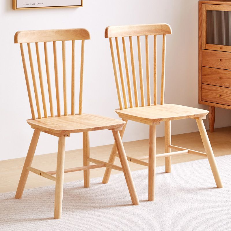 Wooden Table Set of 5/7 with Rectangle Table Modern Dining Set with Winsor Chairs for Restaurant Clearhalo 'Dining Room Sets' 'Dining Tables & Seating' 'dining_room_set' 'furn' 'furn_dining_room_set' 'Furniture' 'furniture_dining_room_set' 'Kitchen & Dining Furniture' 'kitchen&dining_furn' 'kitchen' 1200x1200_080e1fd4-7258-4494-b992-a390645f4da8