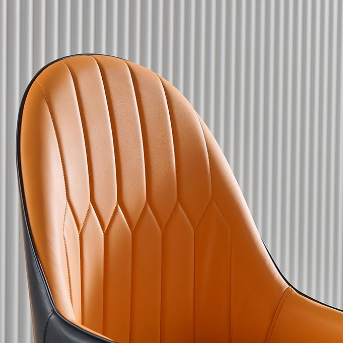 Nordic Glam Chairs Dining Armless Chair for Kitchen with Metal Legs Clearhalo 'Dining Chairs' 'Dining Tables & Seating' 'dining_chair' 'furn' 'furn_dining_chair' 'Furniture' 'furniture_dining_chair' 'Kitchen & Dining Furniture' 1200x1200_08110e7f-ab75-408f-a064-69c9fc58bb4c