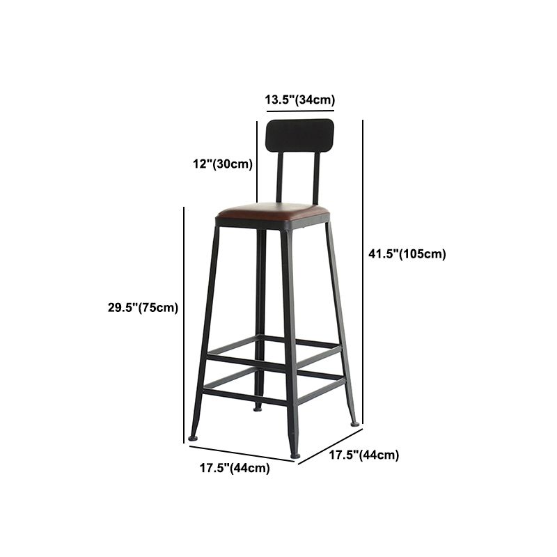 Industrial 1/7 Pieces Bar Table Set Rectangle Wood Counter Table with High Stools