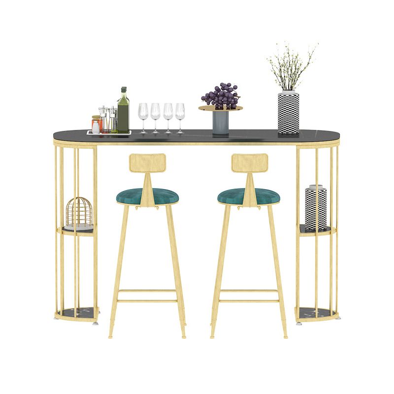 Sintered Stone Bar Table Oval Dining Table for Kitchen Living Room Clearhalo 'Bar Furniture' 'Bar Tables' 'bar_tables' 'furn' 'furn_bar_tables' 'Furniture' 'Kitchen & Dining Furniture' 1200x1200_0811b889-6549-4efe-982b-7747d493685e