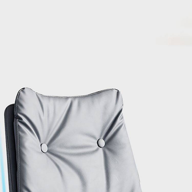 Scandinavian Metal Stool Faux Leather Upholstered Counter Stool in Matte Finish Clearhalo 'Bar Furniture' 'Bar Stools' 'bar_stools' 'furn' 'furn_bar_stools' 'Furniture' 'Kitchen & Dining Furniture' 1200x1200_0813eacf-59a7-484b-bf46-b188a729739e