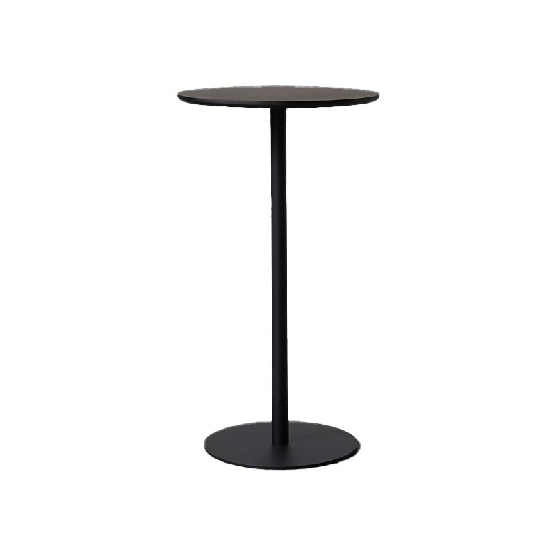 Wood Bar Dining Table Modern Round Bar Table with Pedestal for Dining Room Clearhalo 'Bar Furniture' 'Bar Tables' 'bar_tables' 'furn' 'furn_bar_tables' 'Furniture' 'furniture_bar_tables' 'Kitchen & Dining Furniture' 1200x1200_0814e755-8c73-482f-93fe-837675c11d61